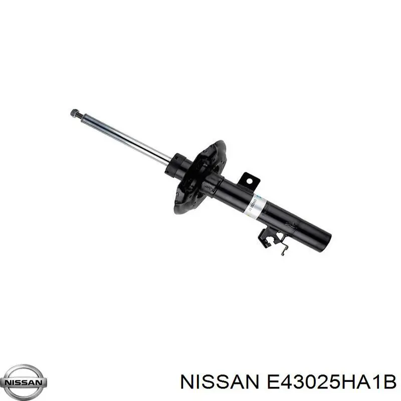 E43025HA1B Nissan amortiguador delantero derecho