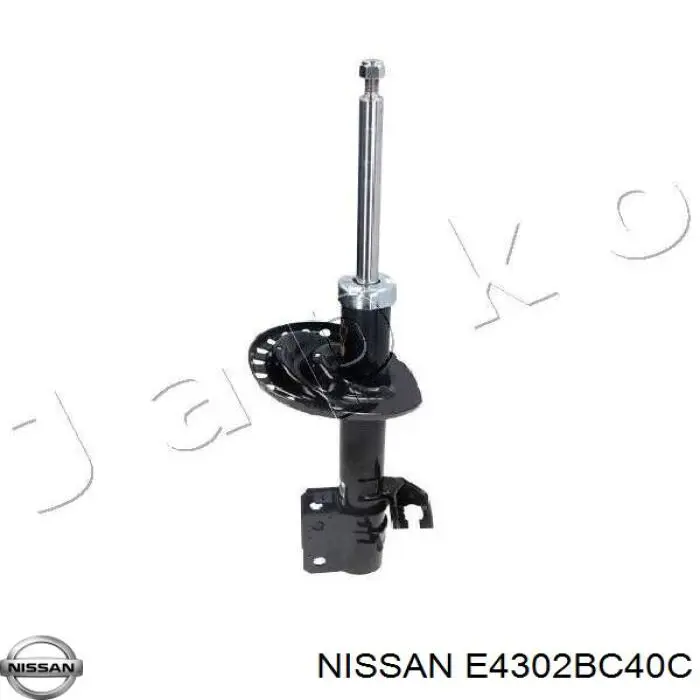 E4302BC40C Nissan amortiguador delantero derecho