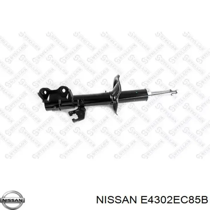 E4302EC85B Nissan amortiguador delantero derecho