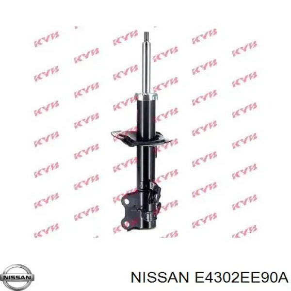 Amortiguador delantero derecho 54302ED025 Nissan/Infiniti