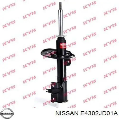 Amortiguador delantero derecho Nissan/Infiniti E4302JD01A precio, desde 70,72 EUR