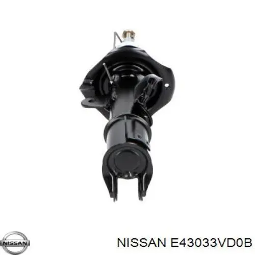 E43031HD1B Nissan/Infiniti Amortiguador frontal izquierdo