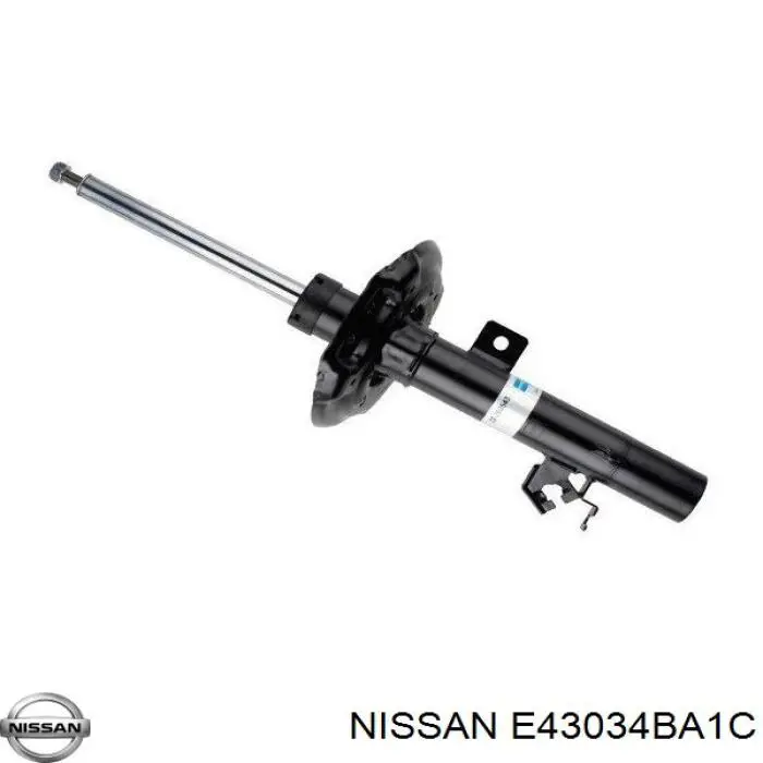E43034BA1C Nissan/Infiniti Amortiguador frontal izquierdo