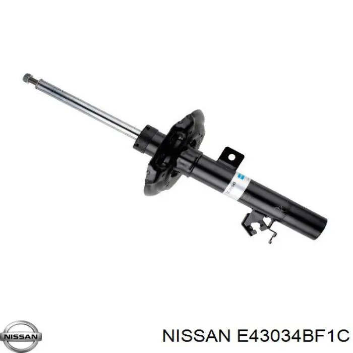 E43034BF1C Nissan amortiguador delantero izquierdo