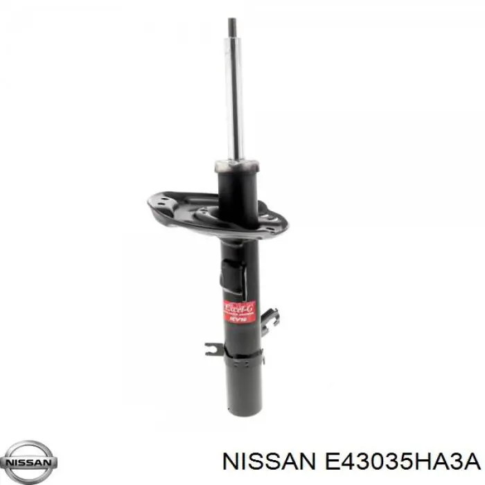 E43035HA3A Nissan amortiguador delantero izquierdo