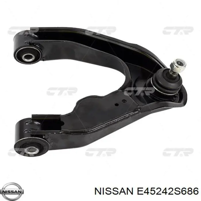 E45242S686 Nissan barra oscilante, suspensión de ruedas delantera, superior derecha