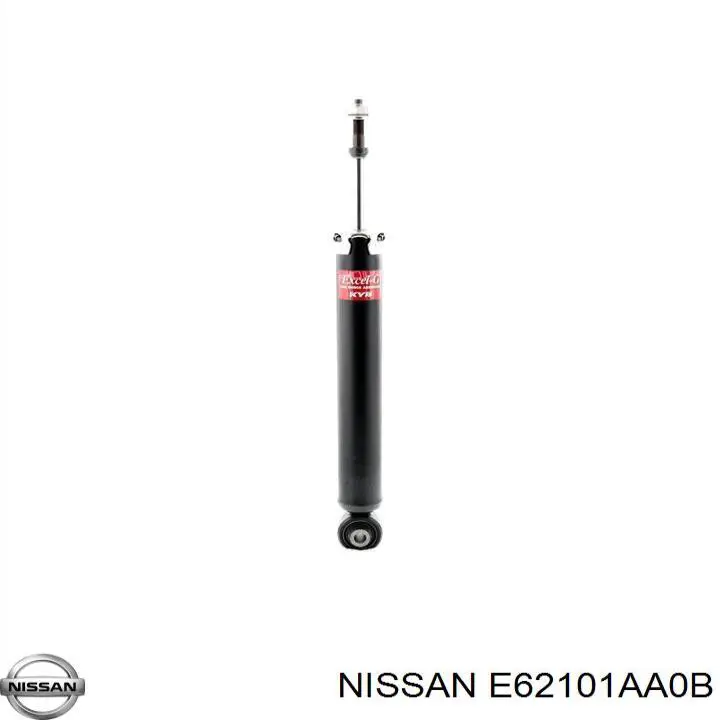 E62101AA0B Nissan amortiguador trasero