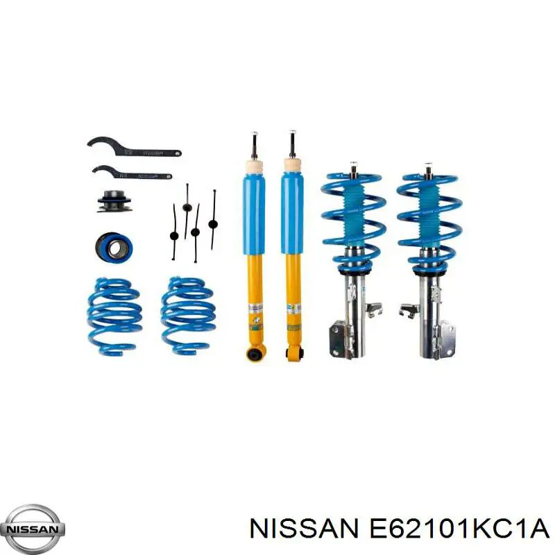 E6210-1KC1A Nissan amortiguador trasero