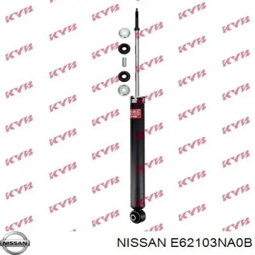 Amortiguador trasero Nissan/Infiniti E62103NA0B precio, desde 52,61 EUR