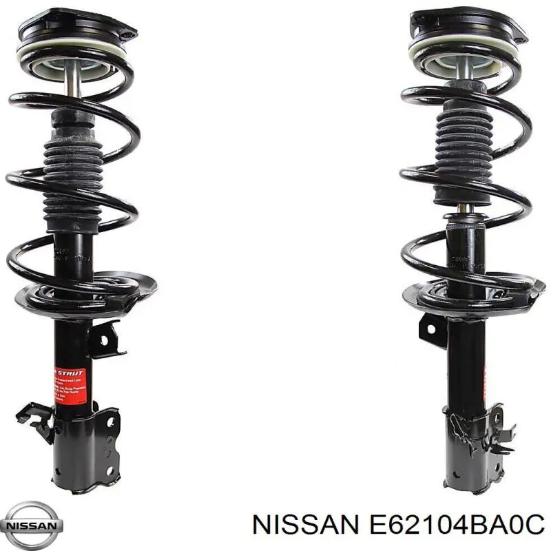 Amortiguador trasero E62104CE0B Nissan/Infiniti