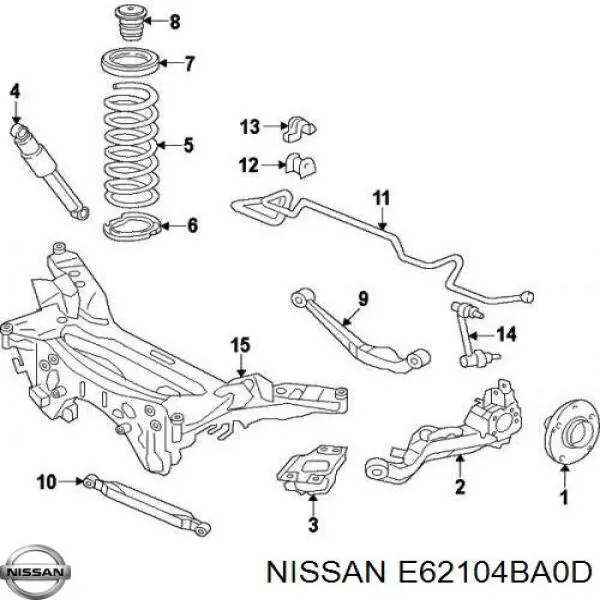 E62104BA0D Nissan