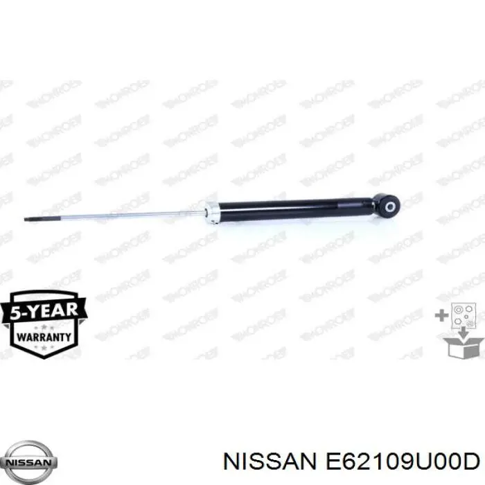 E62109U00D Nissan amortiguador trasero