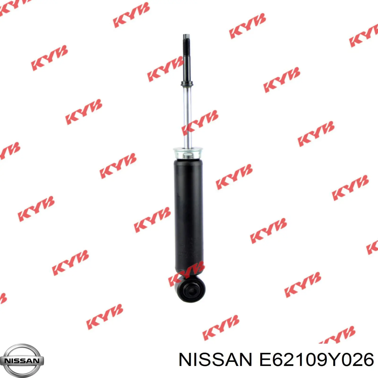 E62109Y026 Nissan amortiguador trasero