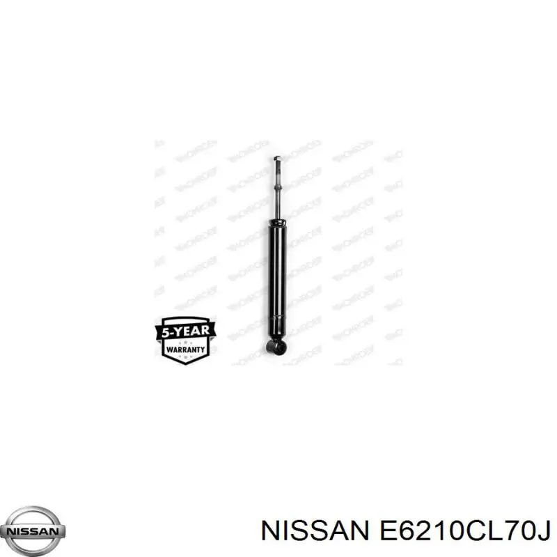 E6210CL70J Nissan amortiguador trasero