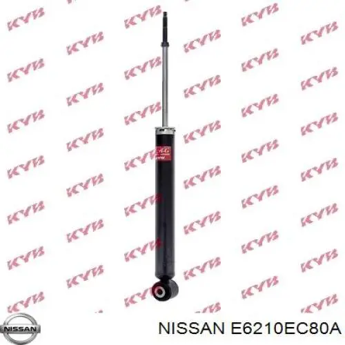 E6210EC80A Nissan amortiguador trasero