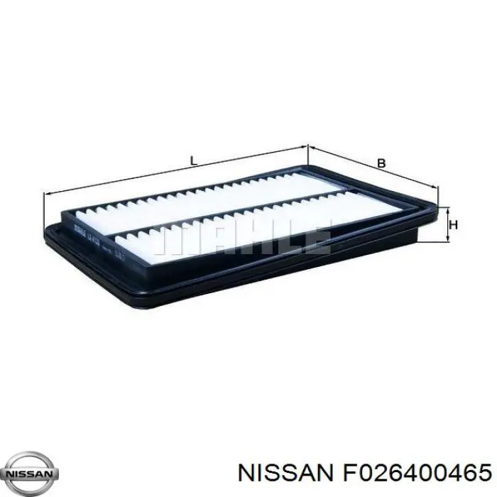 F026400465 Nissan filtro de aire