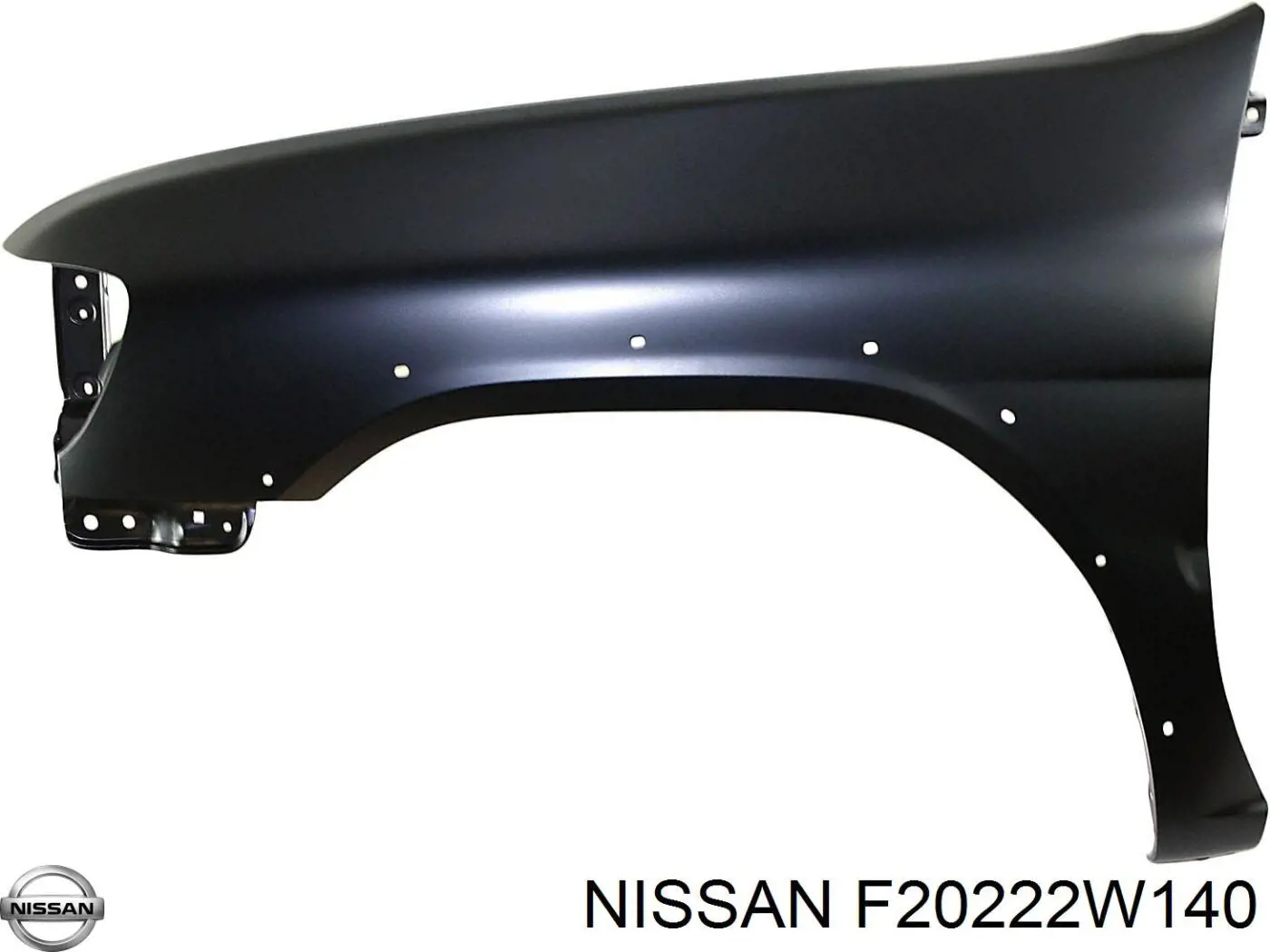 F20222W140 Nissan paragolpes delantero