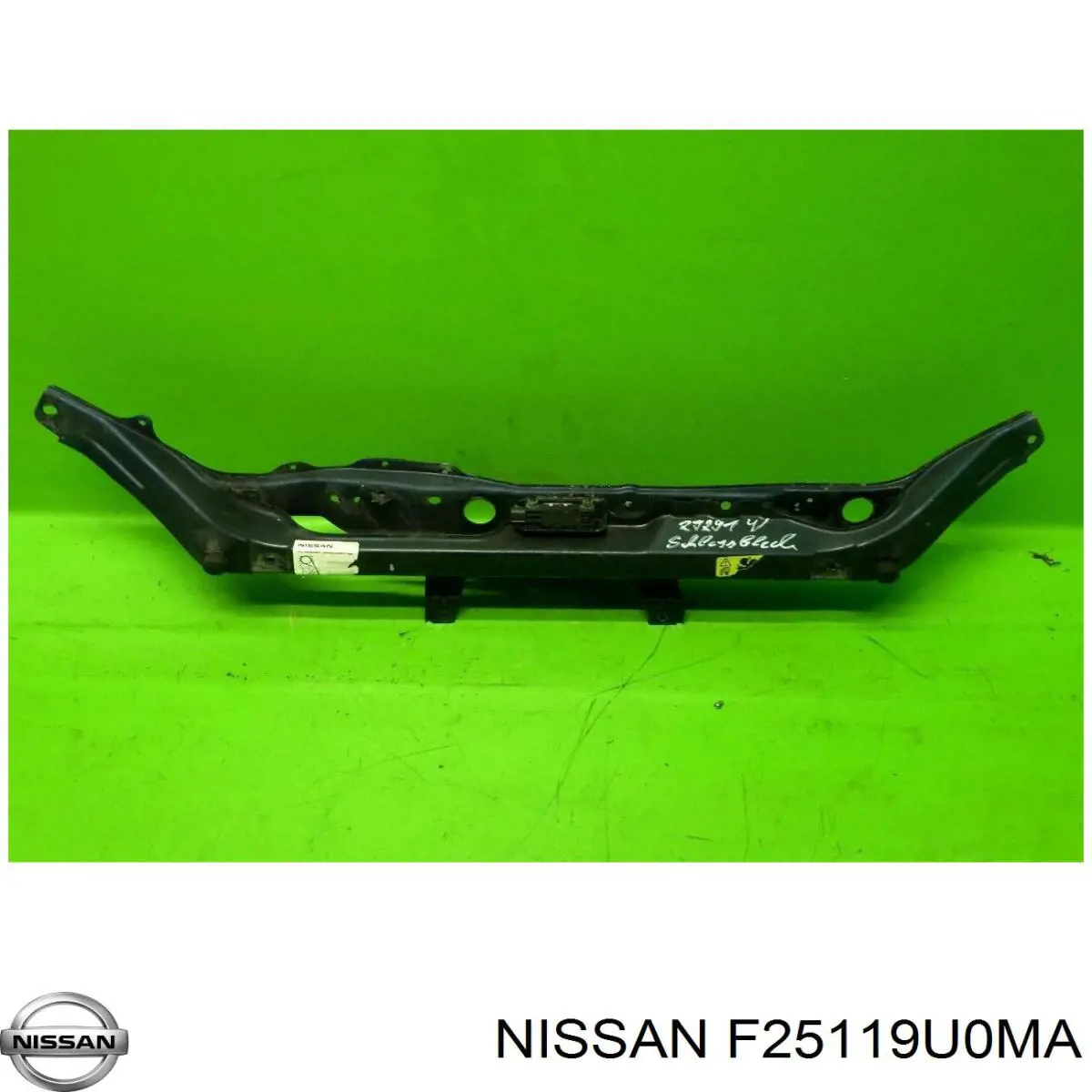 F25119U0MA Nissan soporte de radiador superior (panel de montaje para foco)