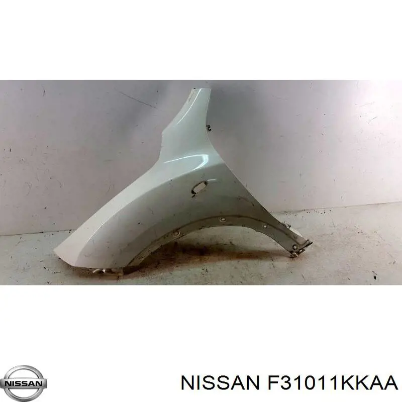 F31011KKAA Nissan guardabarros delantero izquierdo