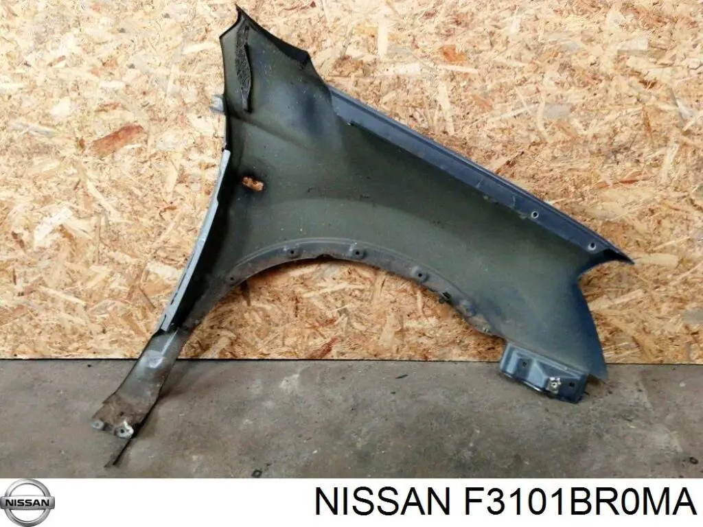 Guardabarros delantero izquierdo para Nissan Qashqai (J10)