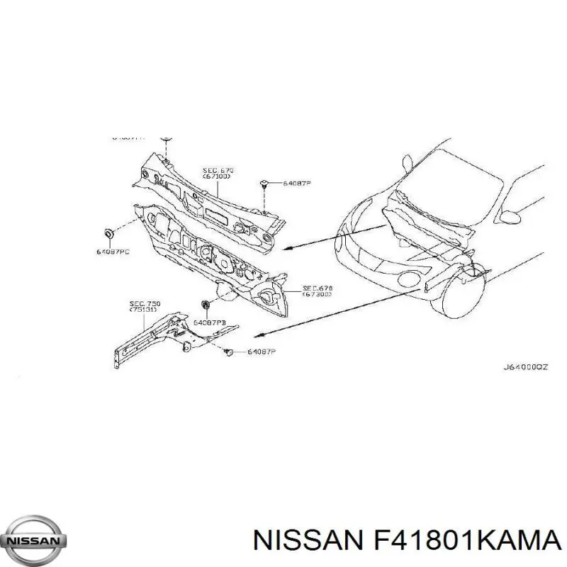 F41801KAMA Nissan