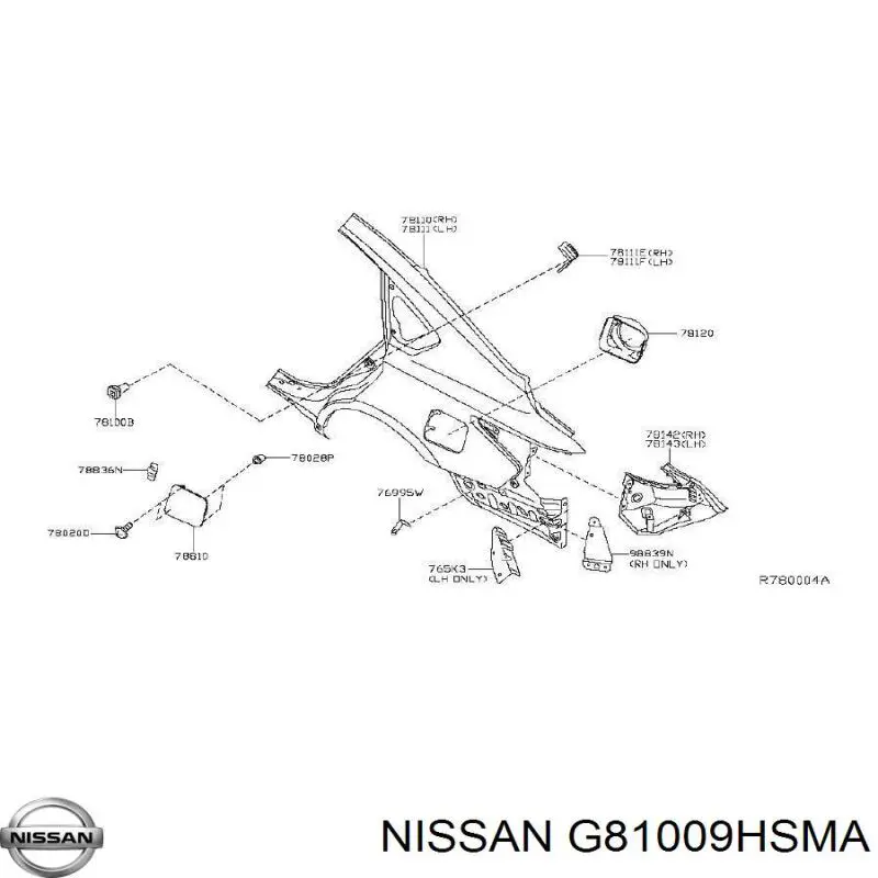 G81009HSMA Nissan