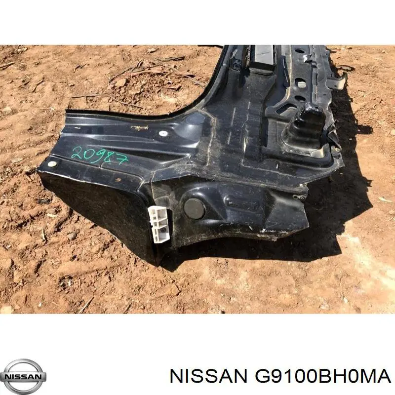 G9100BH0MA Nissan panel trasero de maletero