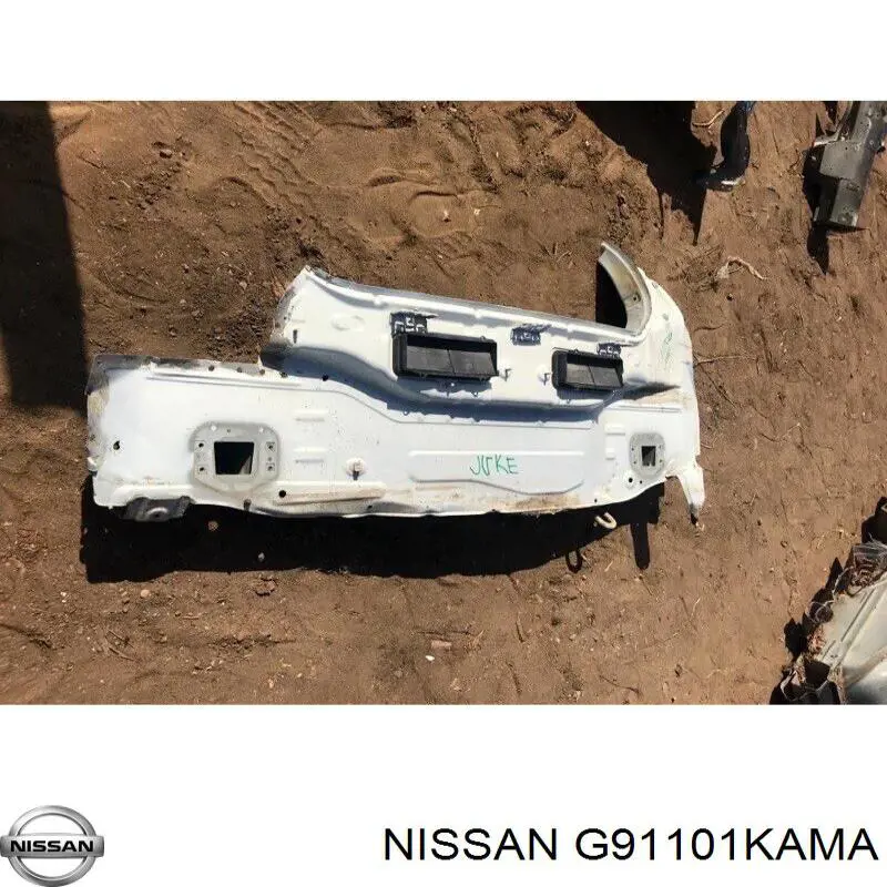 G91101KAMA Nissan panel del maletero trasero