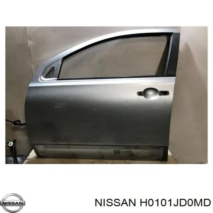 Puerta de coche, delantera, izquierda para Nissan Qashqai (J10)