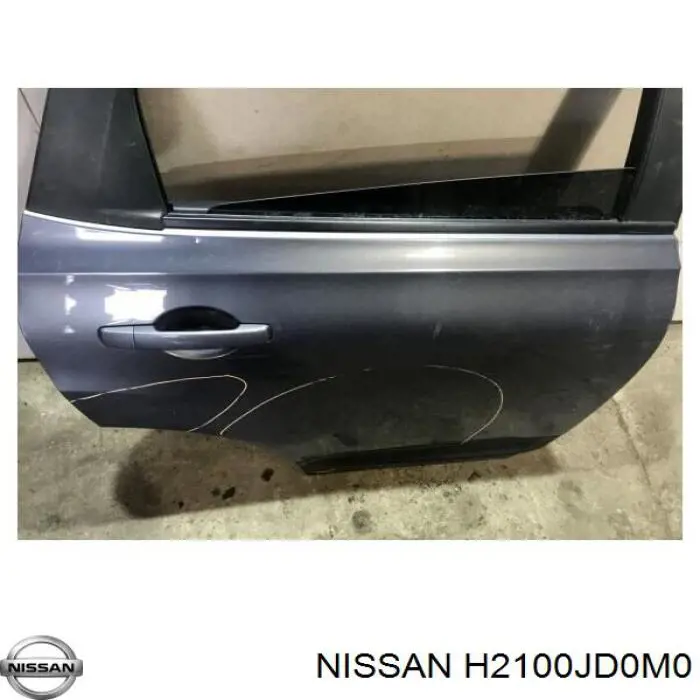 Puerta trasera derecha Nissan/Infiniti H2100JD0M0