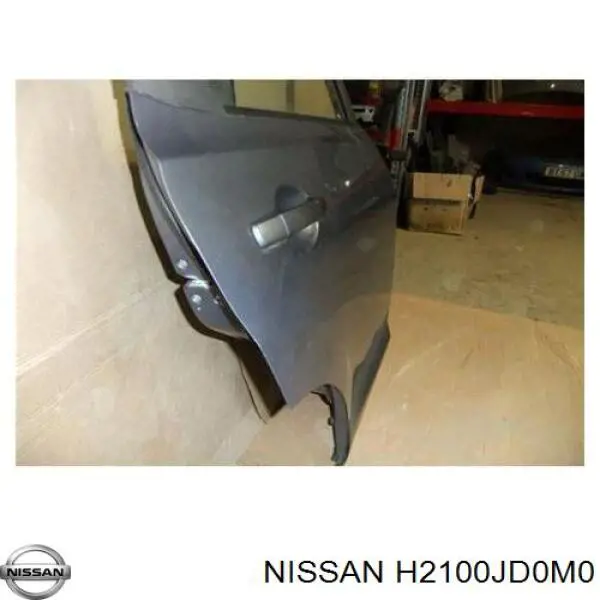 Puerta trasera derecha para Nissan Qashqai (J10)