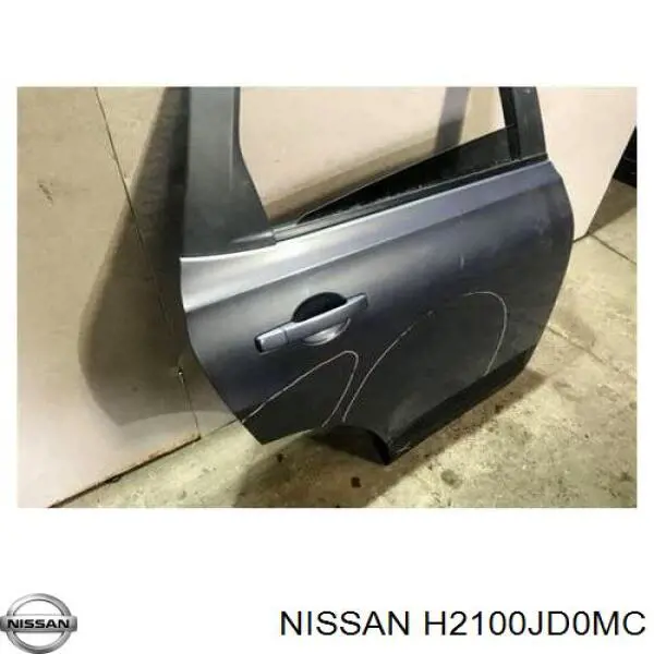 Puerta trasera derecha Nissan/Infiniti H2100JD0MC precio, desde 354,29 EUR
