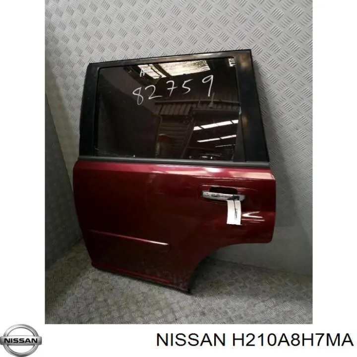 H210A8H7MA Nissan puerta trasera izquierda