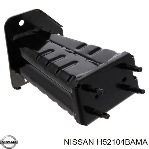 H52104BAMA Nissan soporte amplificador para parachoques trasero