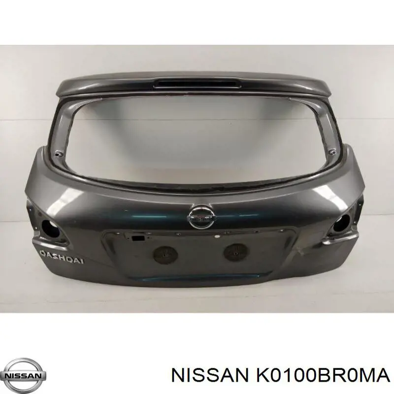 K0100BR0MA Nissan puerta del maletero, trasera