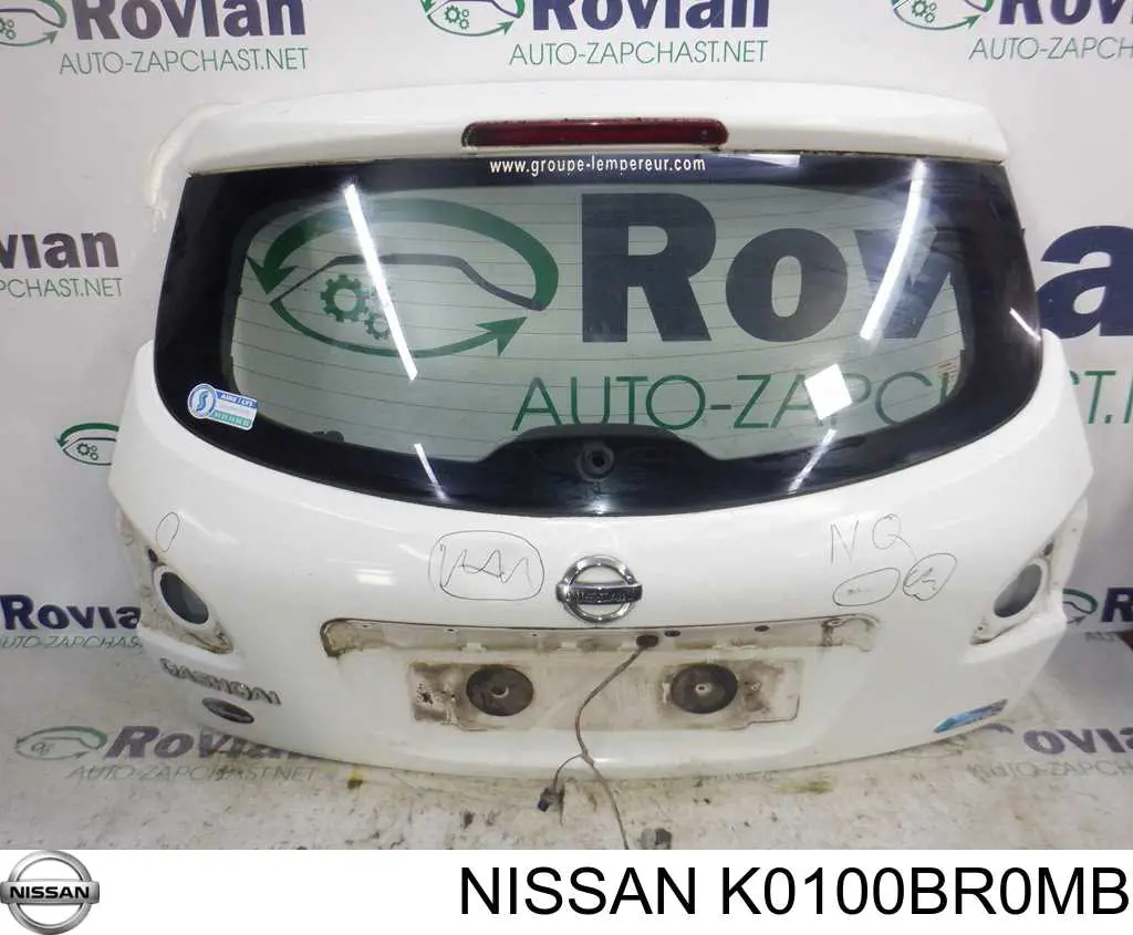 Comprar K0100BR0MB Nissan/Infiniti Puerta del maletero, trasera