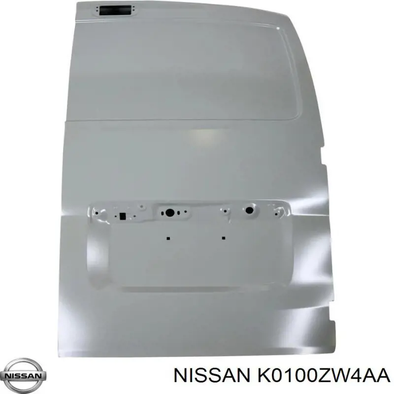 K0100ZW4AA Nissan puerta trasera de maletero (3/5a puerta trasera)