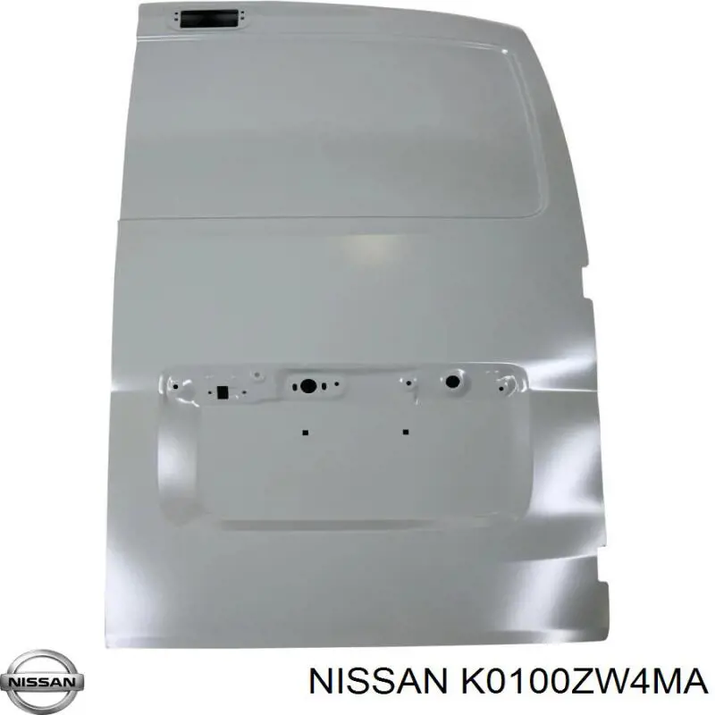 K0100ZW4MA Nissan puerta trasera de maletero (3/5a puerta trasera)