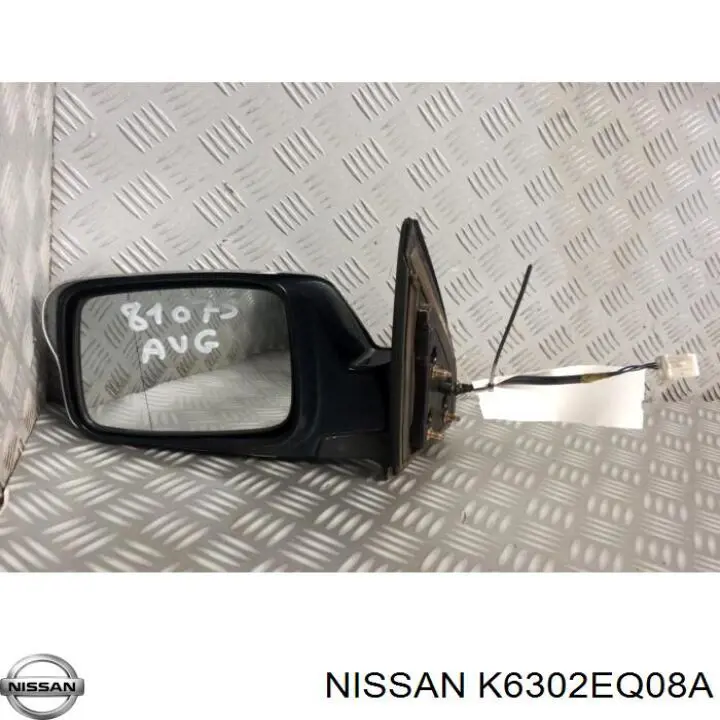 K6302EQ08A Nissan espejo retrovisor izquierdo