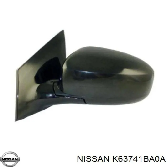 Cubierta del retrovisor del conductor para Nissan Murano (Z51)