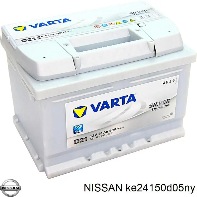 Batería de arranque NISSAN KE24150D05NY