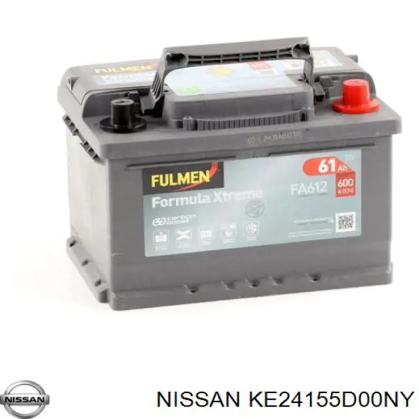 Batería de Arranque Nissan (KE24155D00NY)