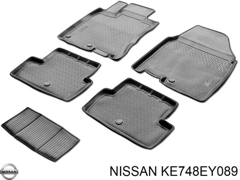 Alfombrillas para coche para Nissan Qashqai +2 I J10
