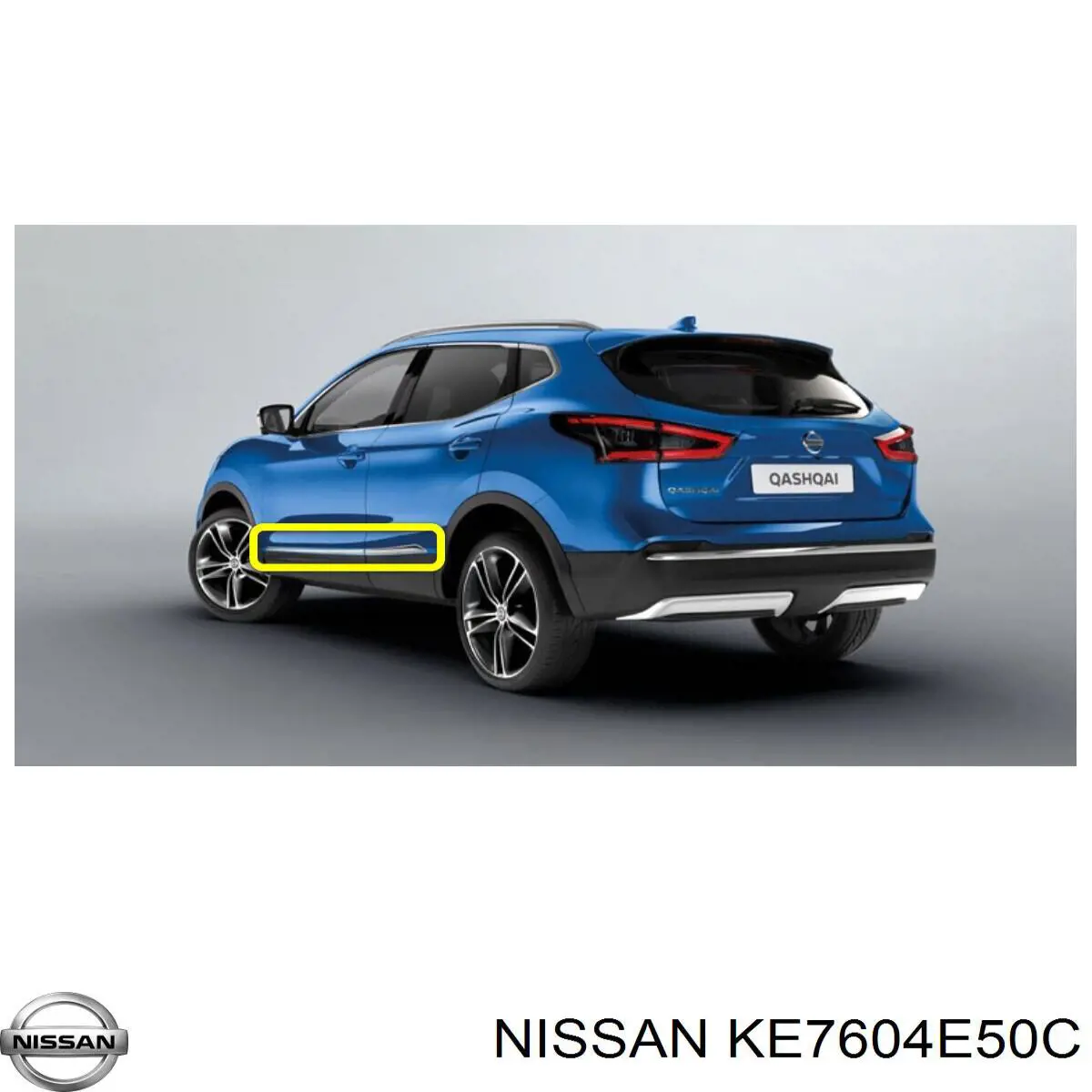 KE7604E50C Nissan/Infiniti Juego de molduras de puertas