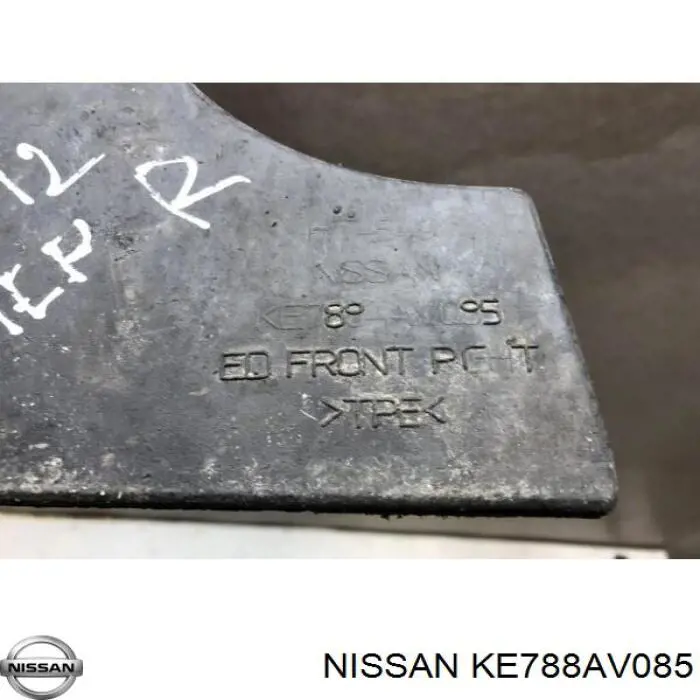 Comprar KE788AV085 Nissan/Infiniti Guardabarros delanteros