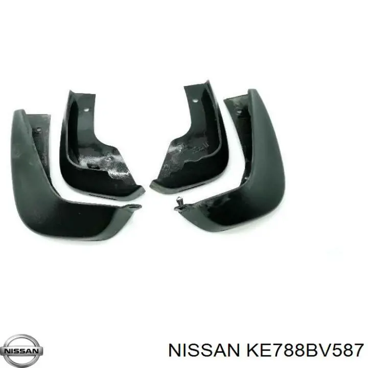 KE788BV587 Nissan/Infiniti Juego de faldillas guardabarro traseros
