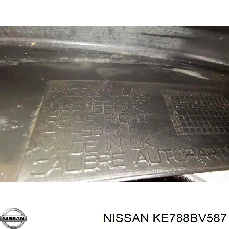 Juego de faldillas traseras Nissan/Infiniti KE788BV587 precio, desde 56,93 EUR