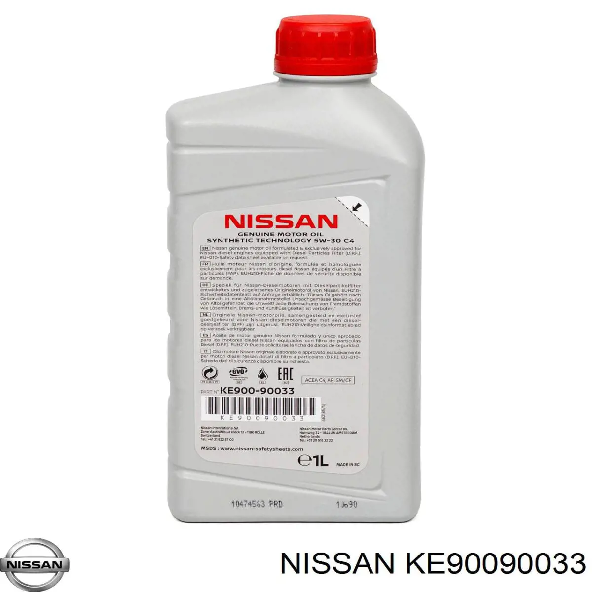 KE90090033 Nissan/Infiniti Aceite