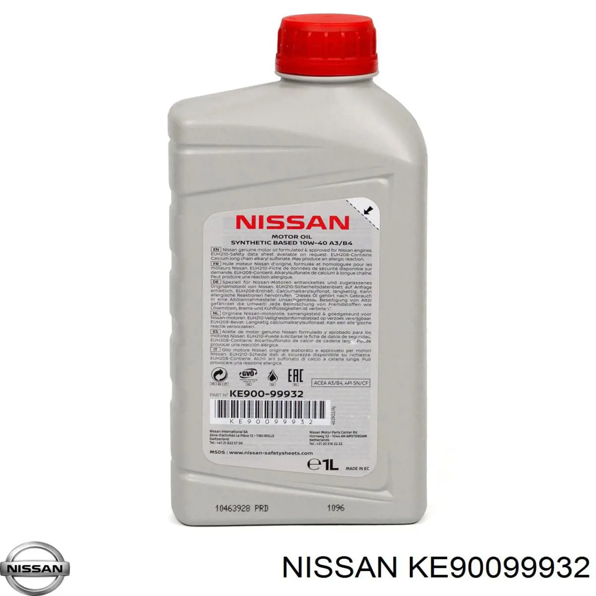 Aceite motor Nissan/Infiniti KE90099932 precio, desde 11,96 EUR