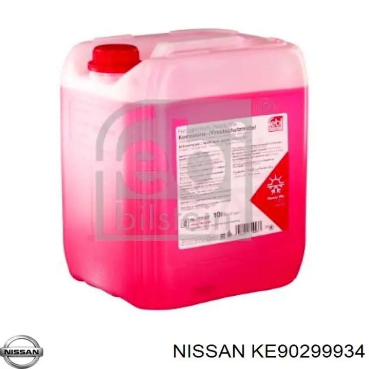 Líquido anticongelante Nissan ANTIFREEZE 1L (KE90299934)